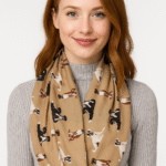 Boxer Dog Infinity Scarf – Pet Memorial Scarf for Dog Moms
