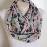 Sushi Scarf Japanese Food Gift for Her