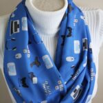 Gamer Scarf Infinity Style with Video Game Controller Icons