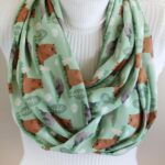 Groundhog Scarf Infinity Loop for Animal Lovers