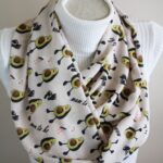 Pregnancy Gift Scarf with Avocado Design for Moms to Be