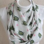 Sea Turtle Scarf – Infinity Scarf with Ocean Turtle and Coral Print