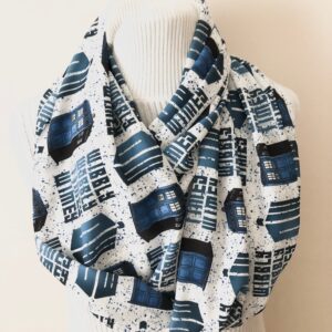 Doctor Who Tardis Infinity Scarf – Sci-Fi Fashion Accessory for Whovians