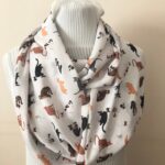Cat Infinity Scarf Gift for Cat Moms