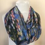 Monet Water Lilies Infinity Scarf – Art Lover Gift