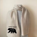Custom Mama Bear Scarf personalized with name Rachel