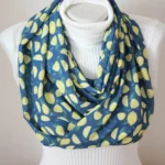 Lemon Print Scarf – Vibrant Infinity Scarf for Summer Outfits